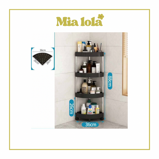 Esquinero con ruedas para baño o cocina