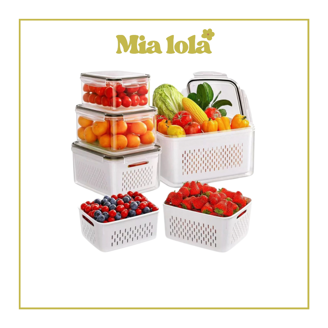 Set 4 piezas Organizadores de refrigerador